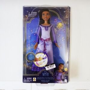 Mattel Disney's Wish Singing Asha of Rosas Fashion Doll & Star Figure New.3+ NIP